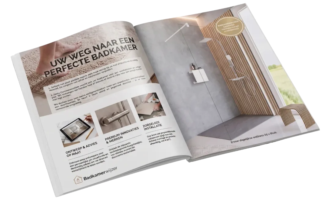 Gratis brochure badkamerrenovatie — Badkamer Wijzer